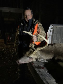 Ted Wolfsthal and a good buck.